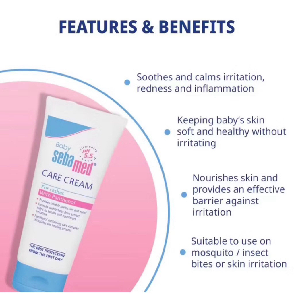 sebamed baby cream 100ml / cream baby sebamed 100ml
