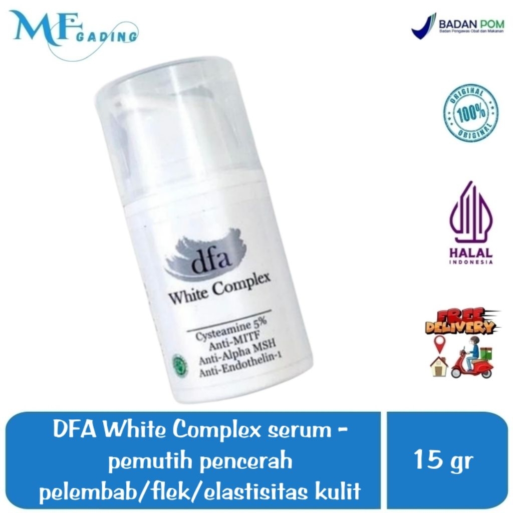 DFA White Complex Serum - pemutih pencerah pelembab / flek / melasma - glowing