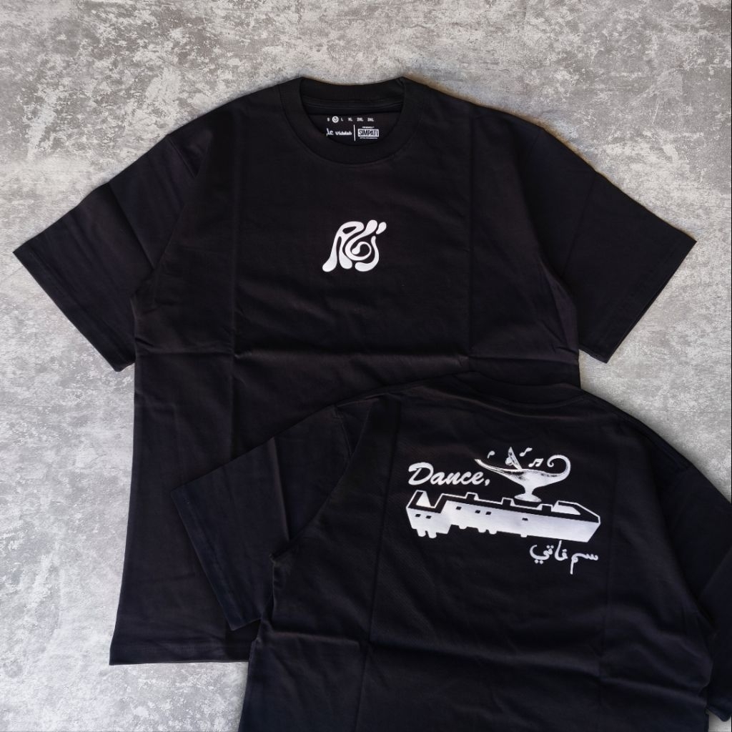 Vidslab X Ali Radio Magic Lamp Tshirt Black Official Merchandise | Not Ali Radio Hotel del Mundo