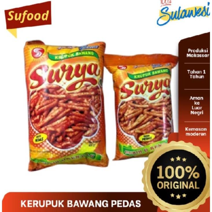 surya kerupuk bawang khas makassar cap surya