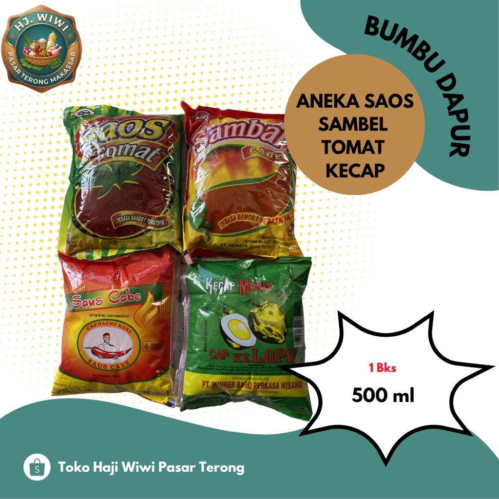 Saos Sambal dan Kecap Bantal