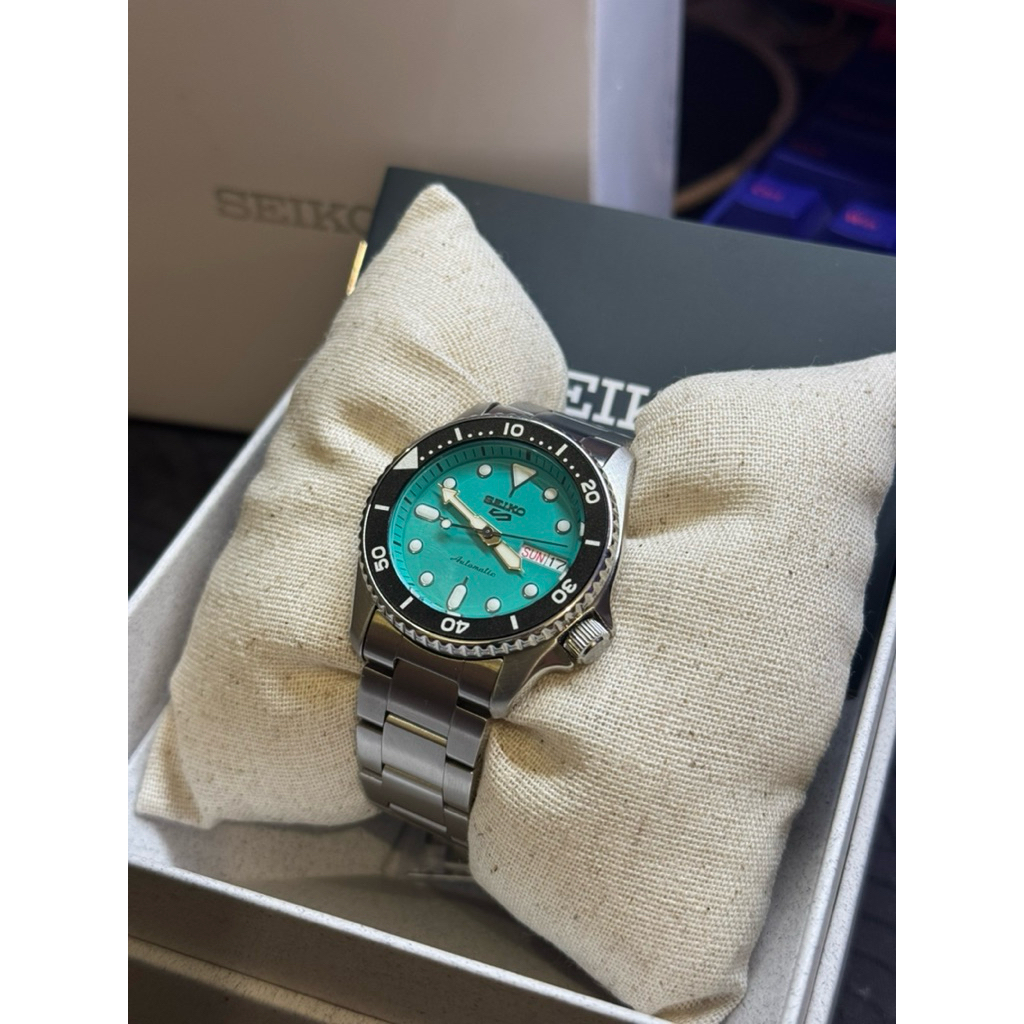 Seiko 5 Sport SRPK33K1 Automatic Tiffany Blue / Teal
