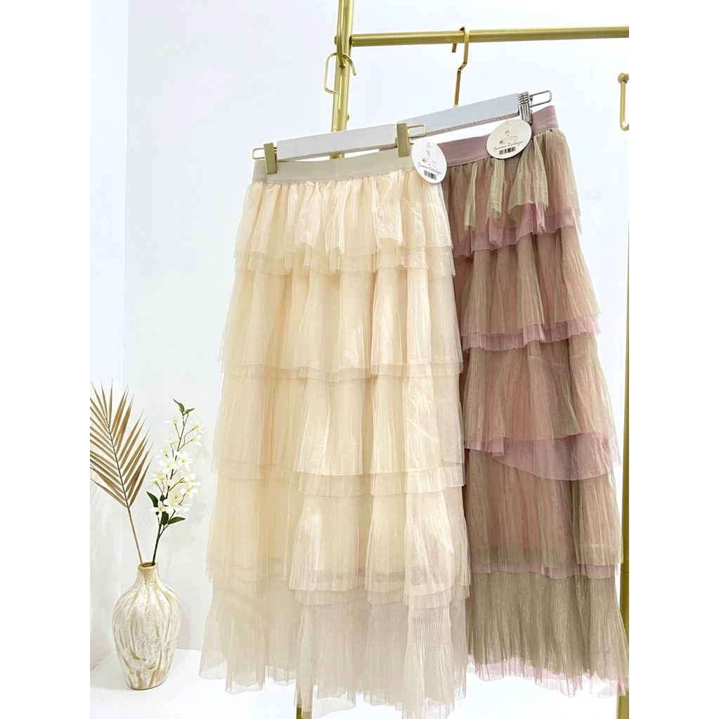 Rok TUTU (Layered Tulle Skirt / Rok Tutu) Tingkat Princess.