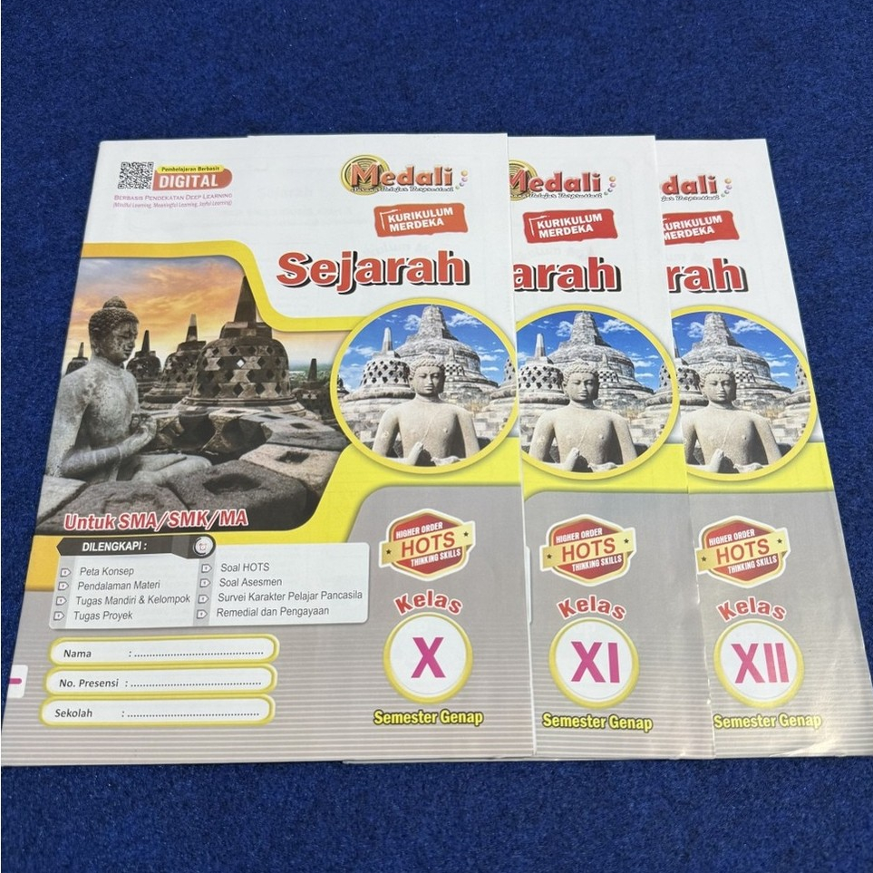 Buku LKS Sejarah Kelas 10-12 SMA/SMK/MA Semester 2 Berbasis Kurikulum Merdeka