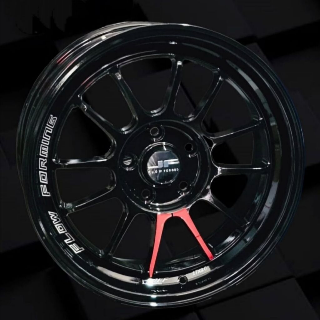 velg BUZZ JF FLOW FORMING r17 lebar 8 pcd 5x114,3 ET 40 velg mobil ring 17 pnp mobil r16 reborn vent