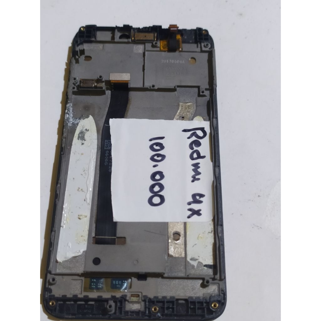 lcd + frame redmi 4x second original cabutan