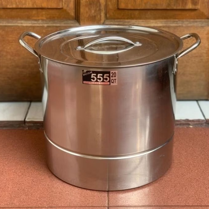 Rosh 555 Stainless Stock Pot 20 QT