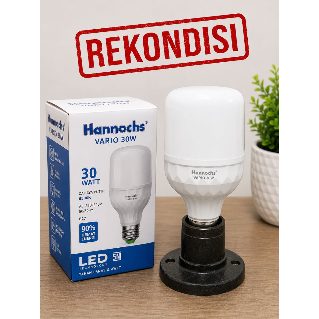 lampu LED hannochs 30 Watt rekondisi