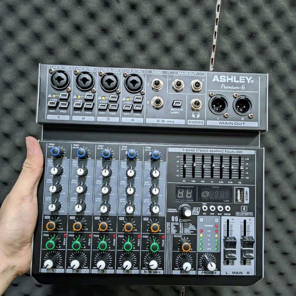 Mixer ASHLEY PREMIUM 6 / PREMIUM6 6 CHANNEL ORIGINAL ASHLEY