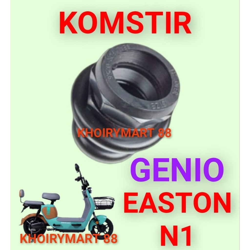 komstir genio easton n1 kones headset komfork sepeda listrik genio easton n1