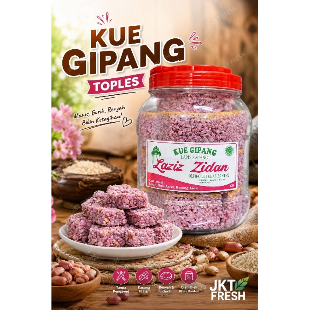 KUE GIPANG LAZIZ ZIDAN TOPLES