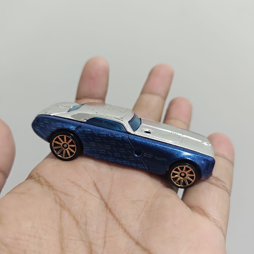 HOTWHEELS BALAP DRAG OBLIS TOP 35 HI ROLLER II HI ROLLER 2 BIRU SILVER