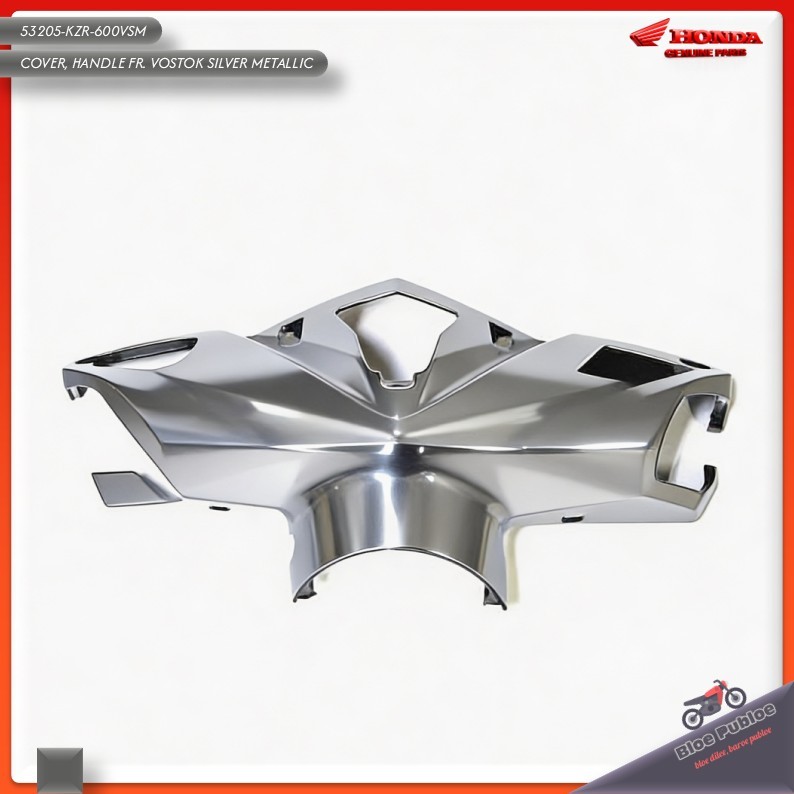 Cover Batok Depan Silver Honda Vario 125 FI/53205KZR600VSM/COVER, HANDLE FR. VOSTOK SILVER METALLIC