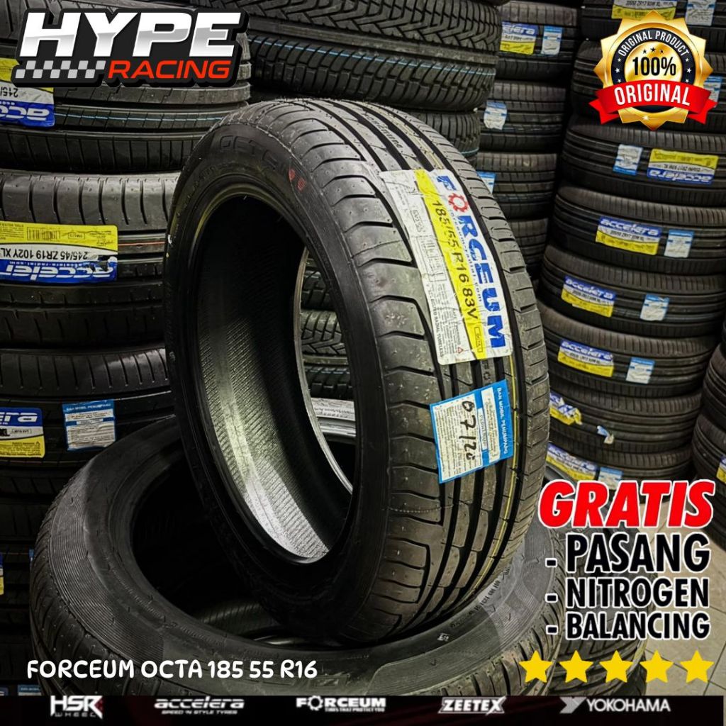 Ban Mobil STD Honda JAZZ RS 185 55 R16 Merk forceum octa