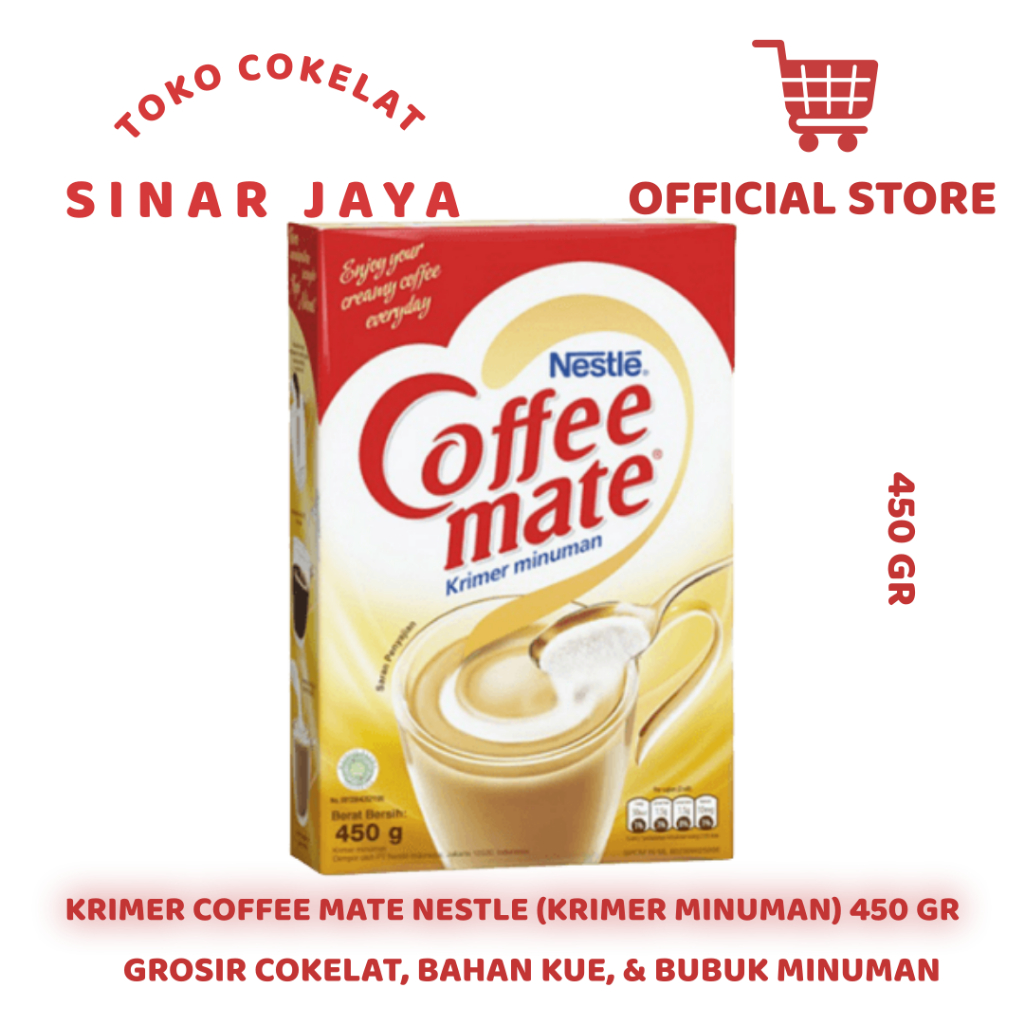 Krimer Coffee Mate Nestle - Nestle Creamer Coffee Mate 450 Gr