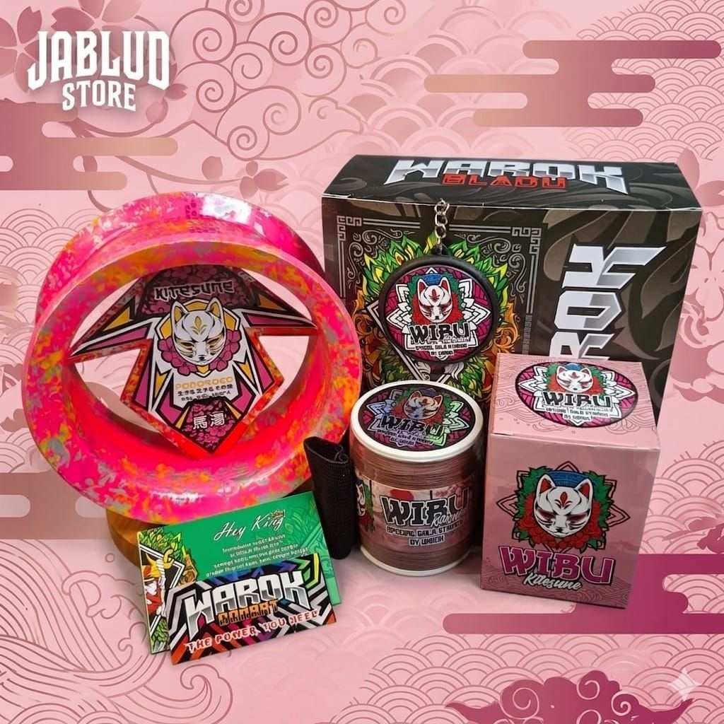 [ PAKET HEMAT ] BLADU WIBU SUKHOI + GELASAN WIBU KITSUNE 1600YARD
