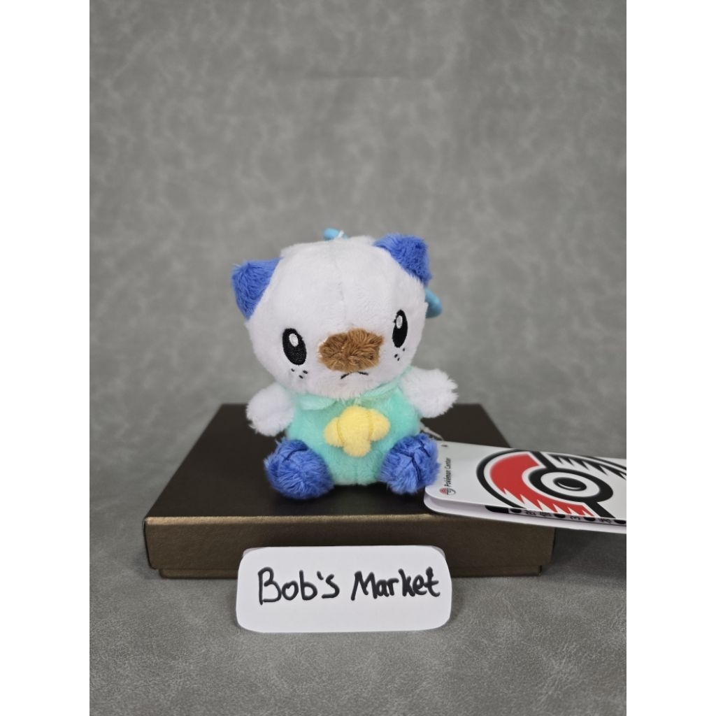 Pokemon Oshawot Fuwa Keychain By Pokemon Center