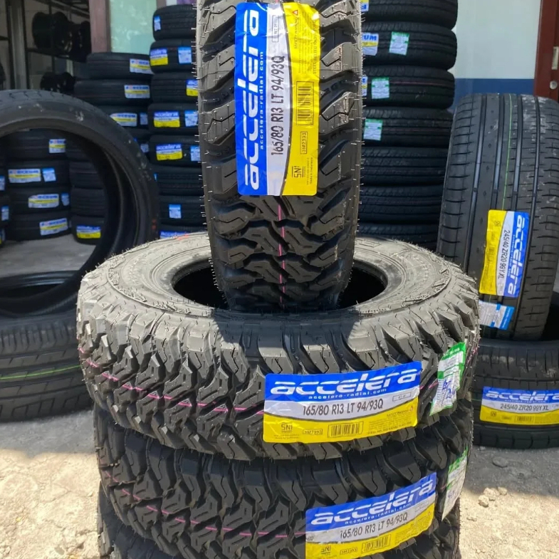 BAN MT01 RING 13 BAN MOBIL LUMPUR UKURAN 165/80 R13 INCH ACCELERA MT01 BARU