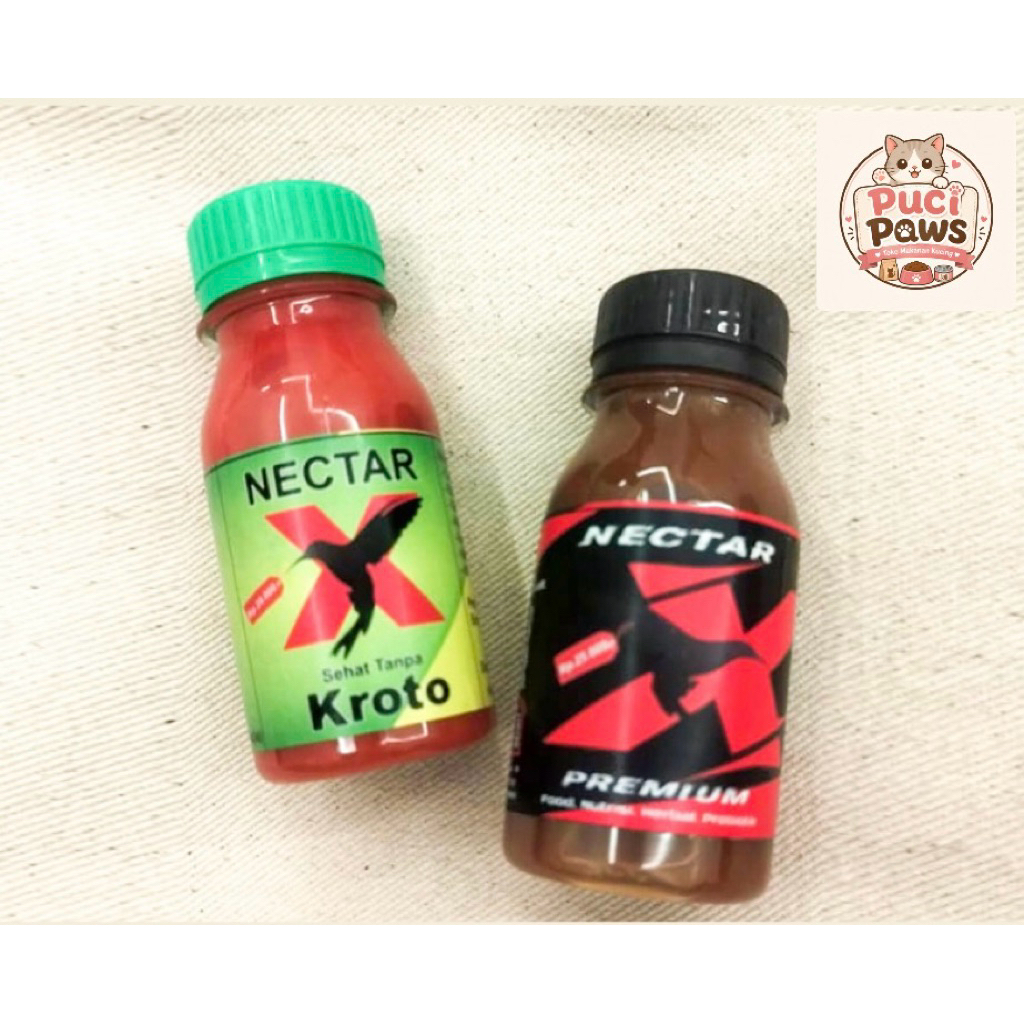 Nectar X Pakan Nutrisi Harian Lomba Burung Pleci Kolibri Nectar Makanan Minuman