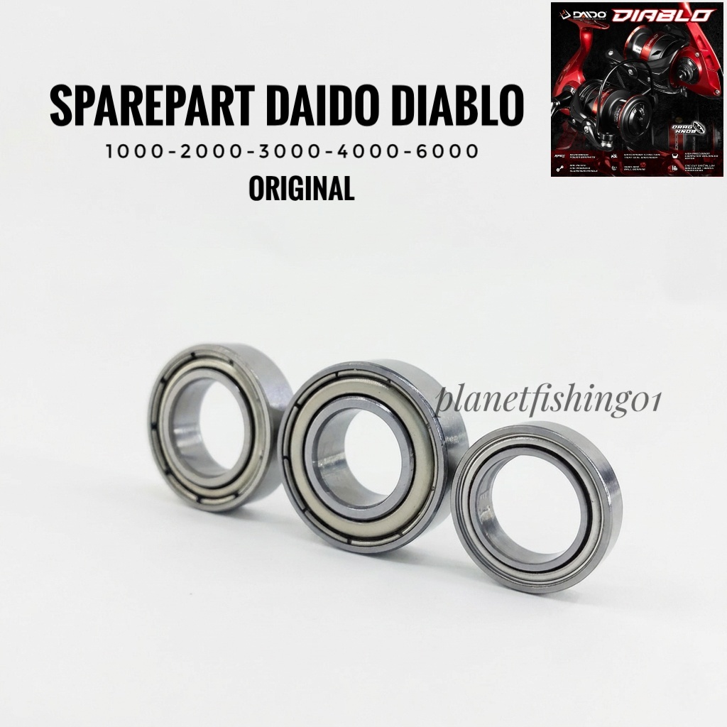 Bearing daido diablo 1000-2000-3000-4000-6000 original copotan baru / sparepart daido diablo / spare