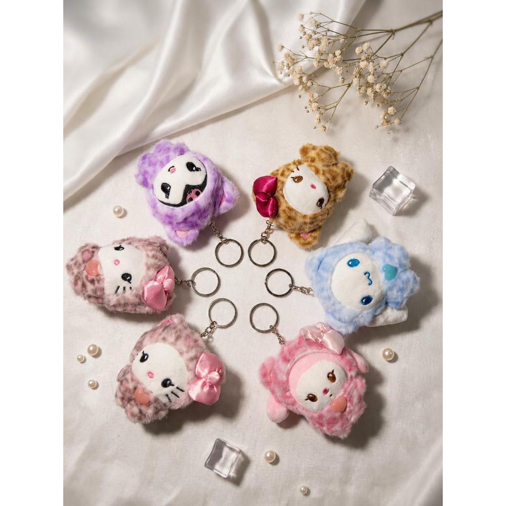 Gantungan Kunci Boneka Plush Mini