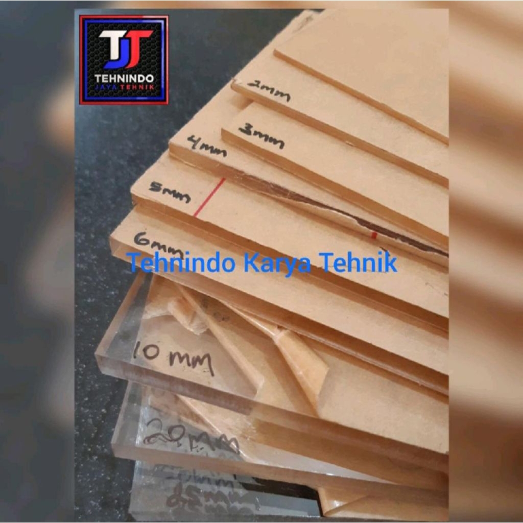 Akrilik kaca bening Custom 12mm / sheet potongan 12mm / acrylic sheet 12mm