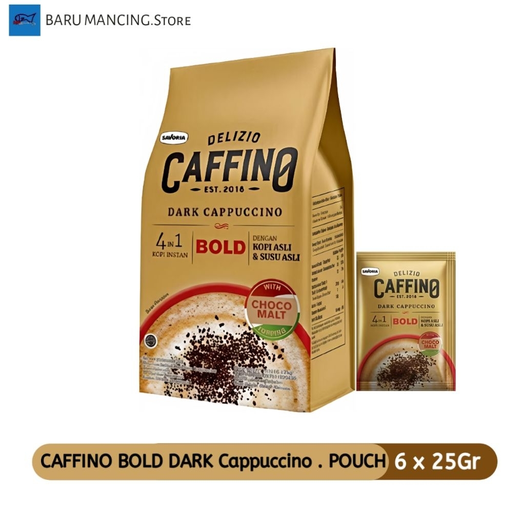 CAFFINO BOLD DARK CAPPUCCINO KEMASAN POCH