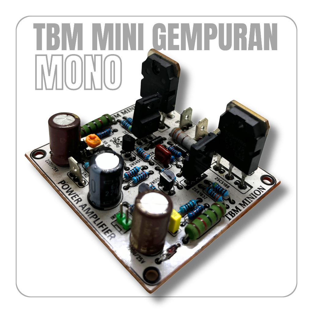 Kit Driver Power Amplifier TBM Mini Sublow Original Bonus Soket KIT-004
