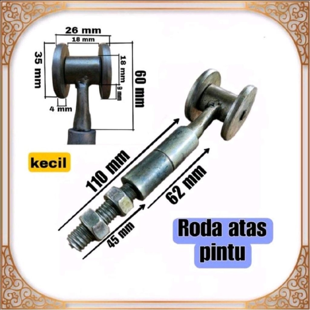 Roda atas pintu henderson