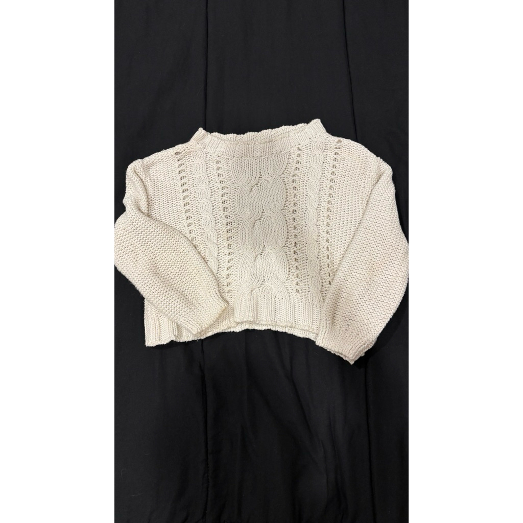 Zara Knit Cropped Sweater