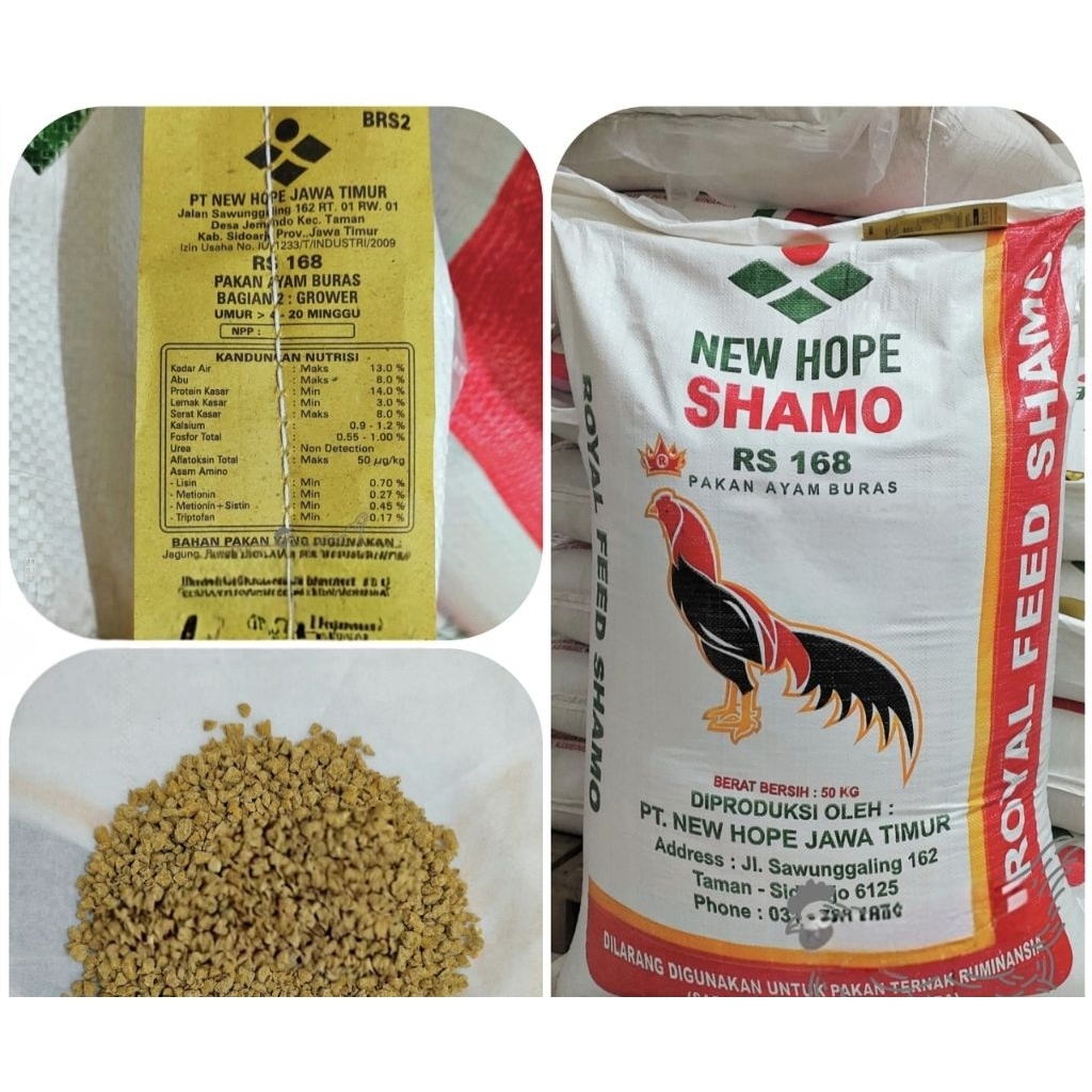 NEW HOPE SHAMO PAKAN AYAM/ayam buras