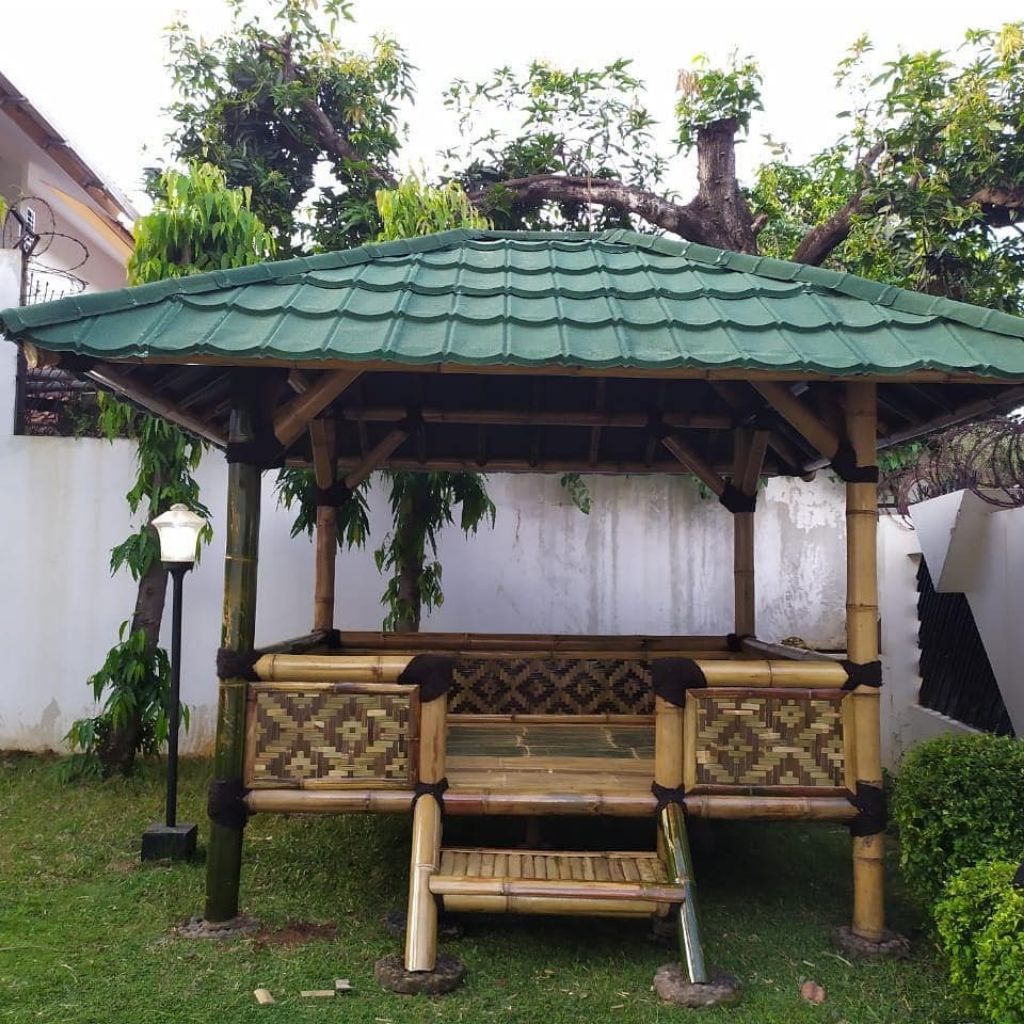 Saung Gazebo Bambu Layanan Langsung Pembuatan Saung Gazebo Bambu Rumah Bambu Aneka Bentuk dan Ukuran