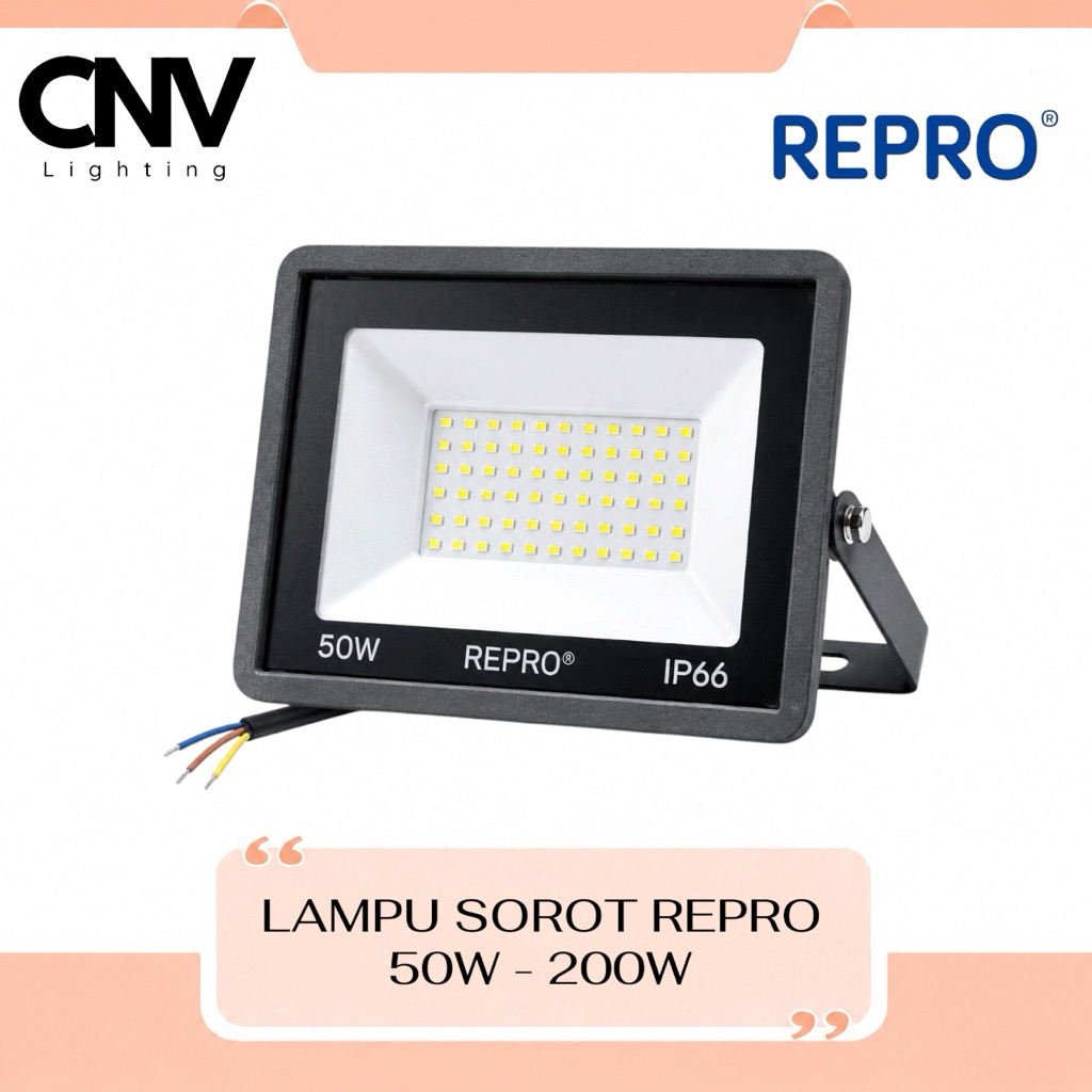LAMPU SOROT LED FLOODLIGHT REPRO 50 - 200W / LAMPU TEMBAK REPRO 50 - 200 WATT