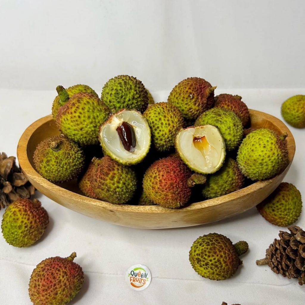 EKA Buah Leci Hijau Madu Manis 1Kg Fresh Leci Madu Super