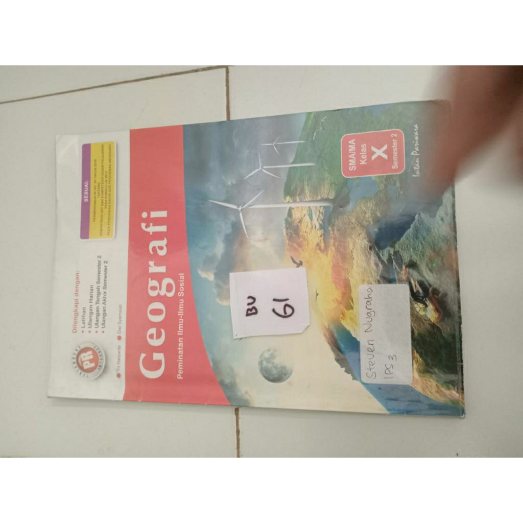 GEOGRAFI UNTUK SMA/MA KELAS X SEMESTER 2 (bu61)