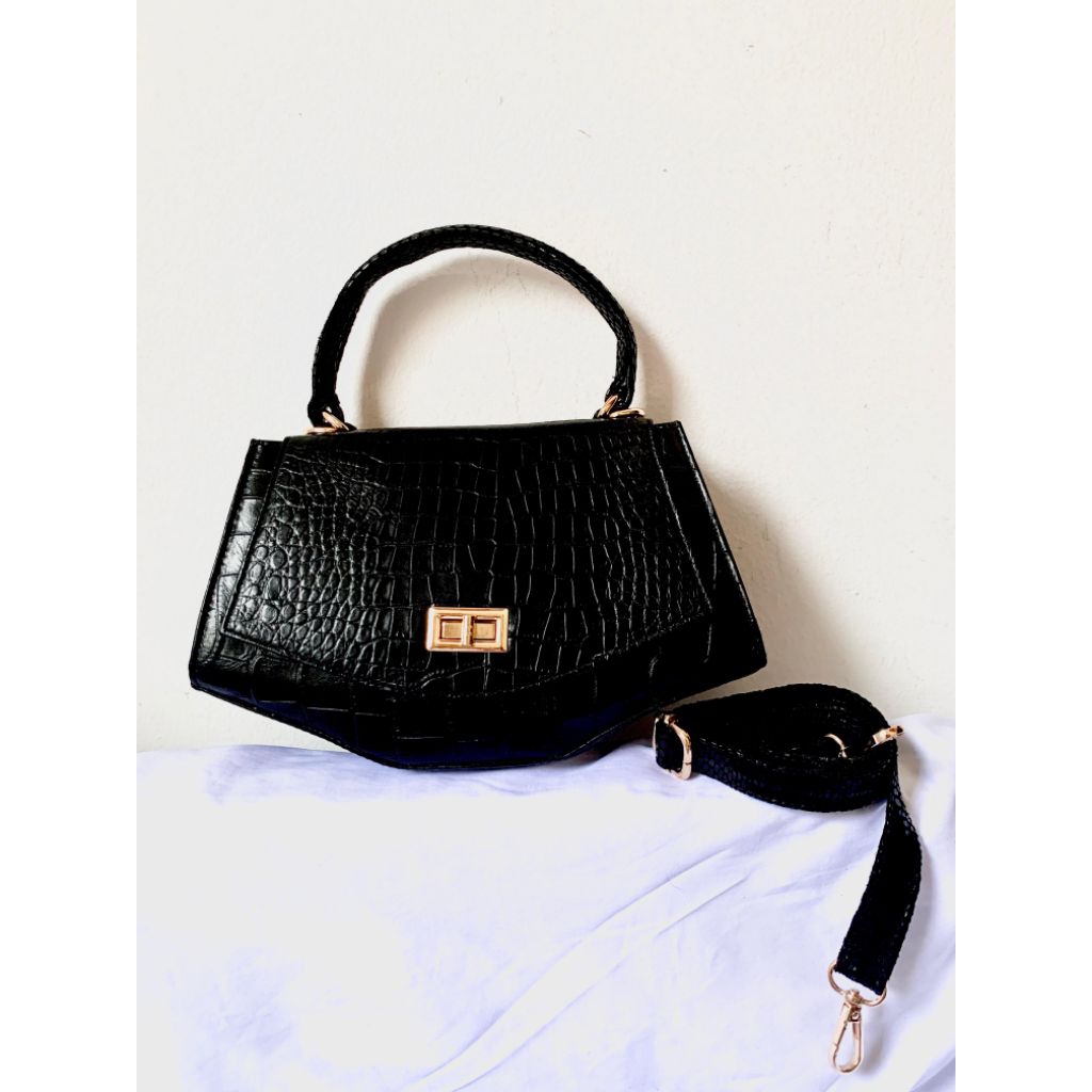 TAS KULIT SAPI ASLI ANYAM KEPANG KULAS SLING BAG SLINGBAG TAS SELEMPANG LEATHER COWHIDE