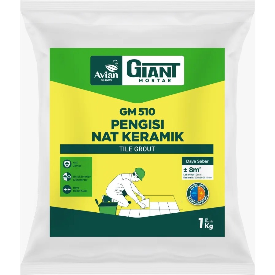 Giant Mortar / Semen Instan Pengisi Nat Keramik Celah