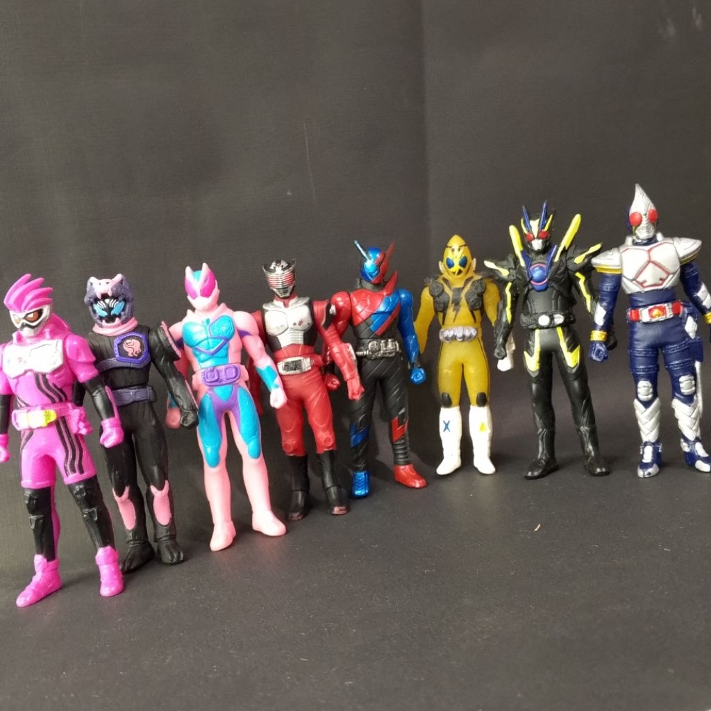 Mini RHS Kamen Rider Zero One Revice RYUKI Build Ex Aid Blade Special Set Of 8 Original BANDAI Japan