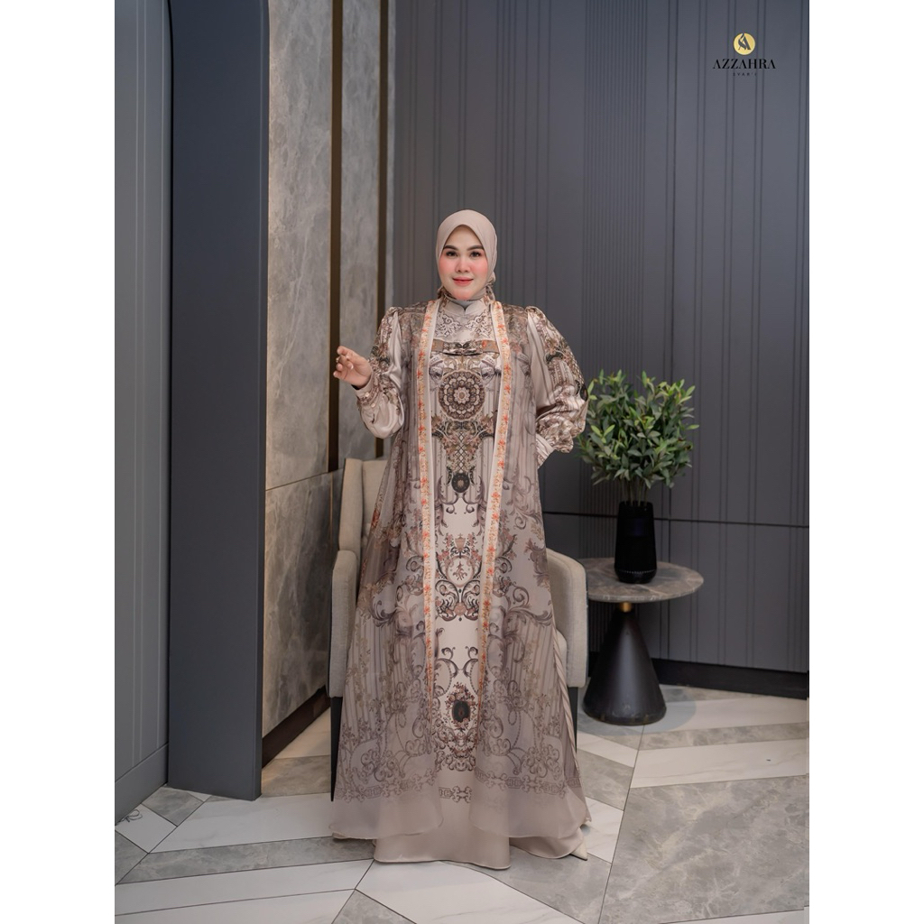 Gamis Syari Cantik Humaira Series By Azzahra Syari / Gamis Syari Terbaru / Gamis Syari Premium