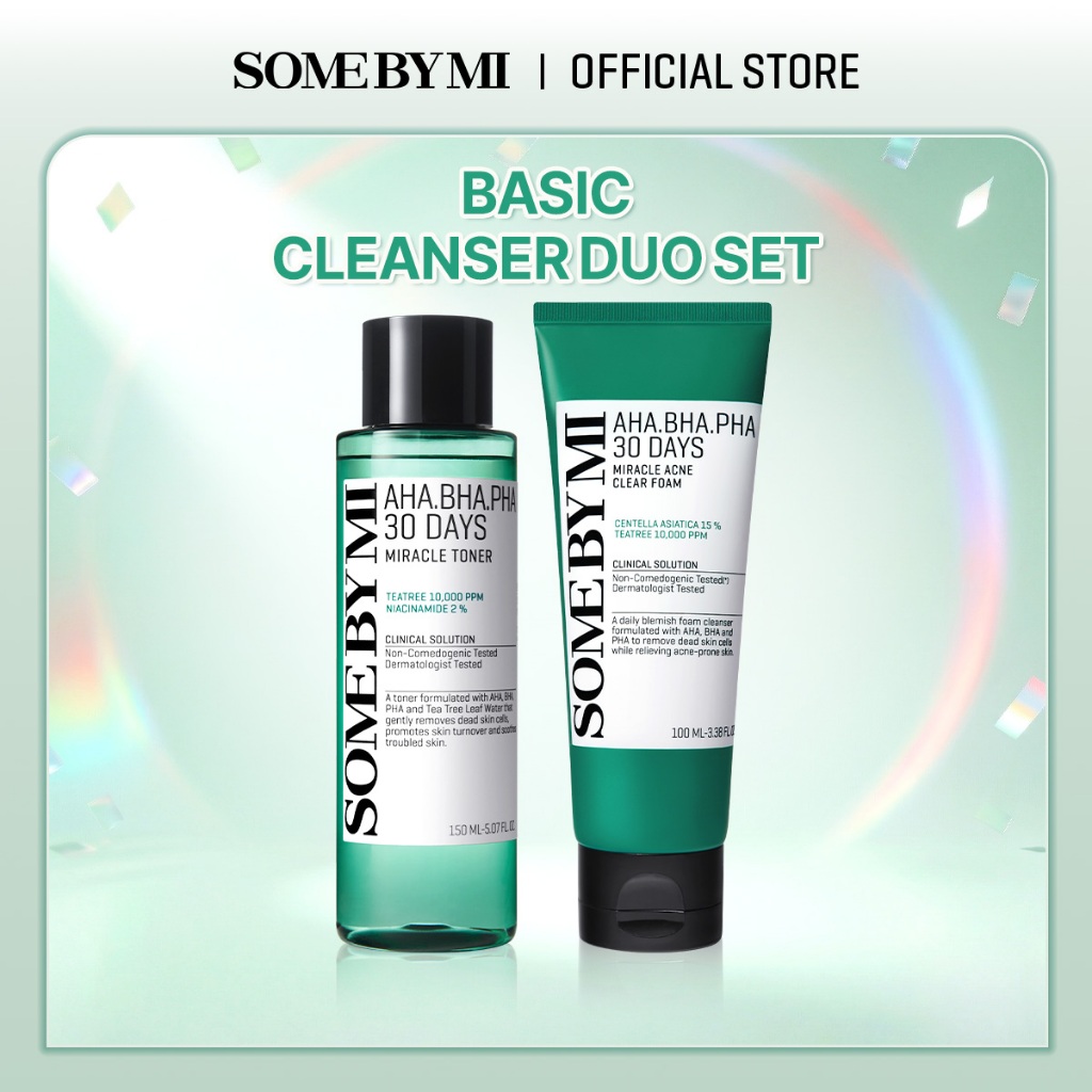 SOME BY MI Miracle Toner+Acne Foam 2 Step Set