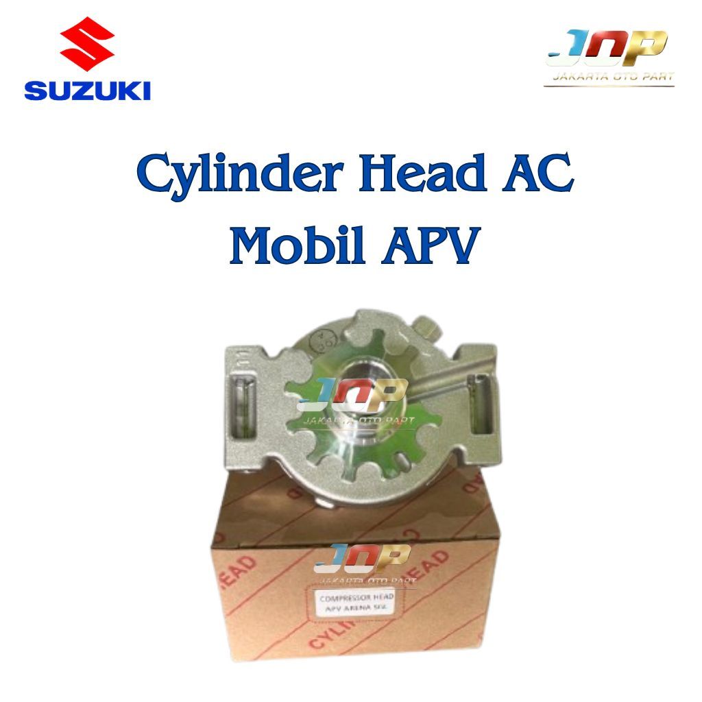Cylinder Head Kompresor AC Mobil Suzuki APV Arena Single Kepala Kompresor AC
