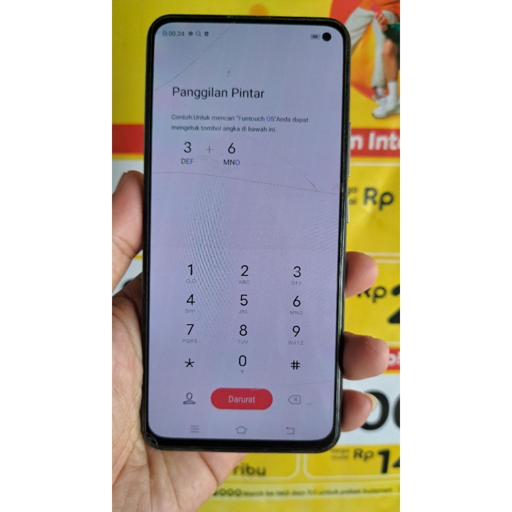 LCD VIVO V19 ORIGINAL SUPER AMOLED, COPOTAN, NORMAL TES NO MINUS