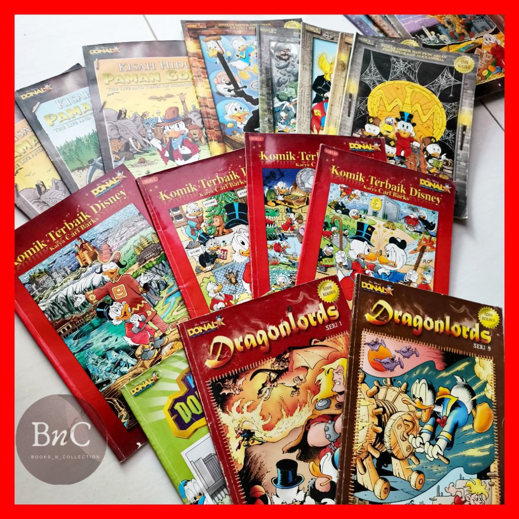 Preloved Komik terbaik Disney Kisah hidup Paman Gober Donal Bebek Original cabutan