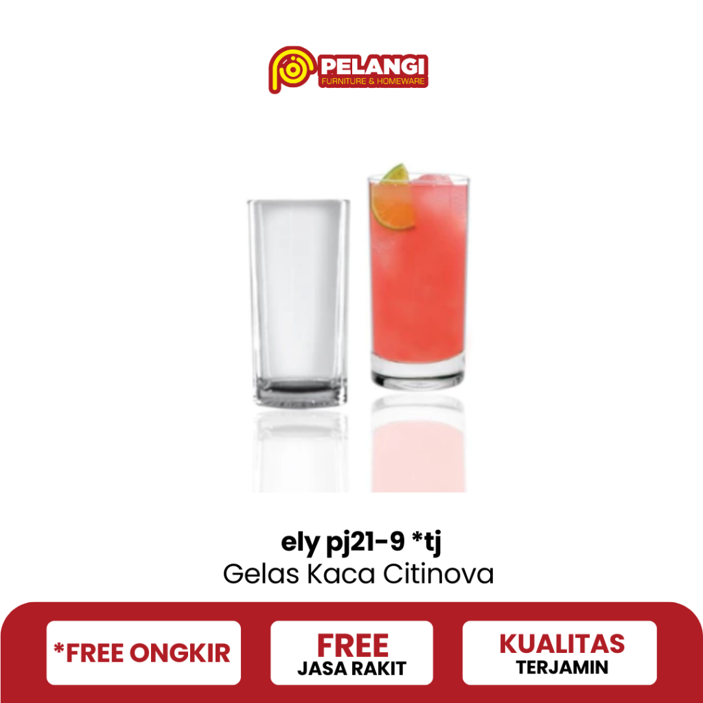 Gelas Kaca Citinova Ely pj21-9 *tj | Gelas Cafe Kaca 240ml | citinova ely pj21-9 *t