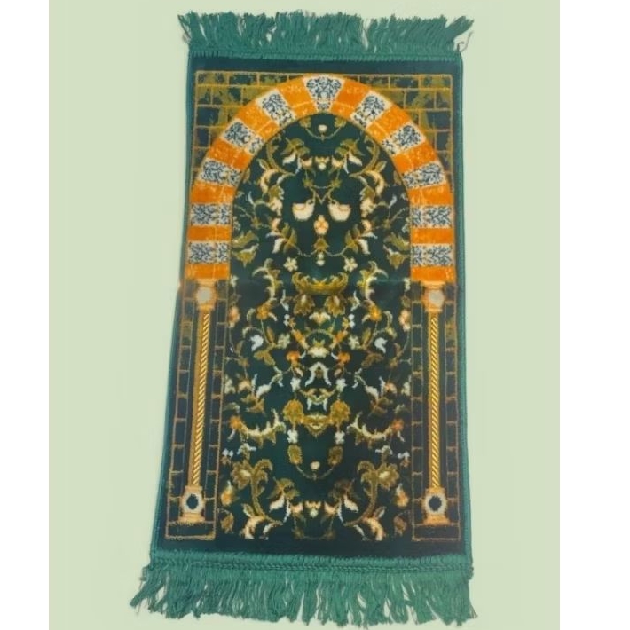 Sajadah Muka Arbain Raudhah (Cocok Untuk Oleh-oleh,Kado,Sholat)