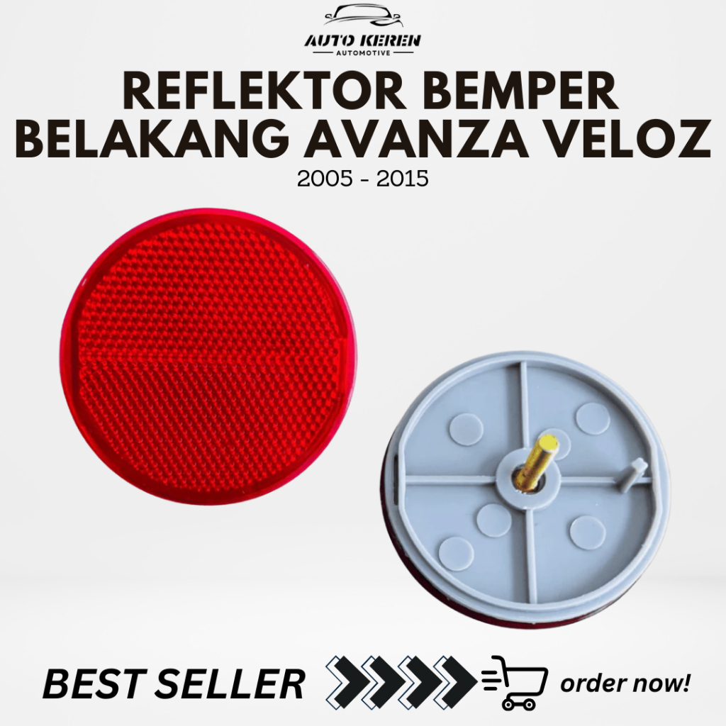 REFLEKTOR BEMPER BELAKANG AVANZA VELOZ 2005-2015 MODEL BAUT