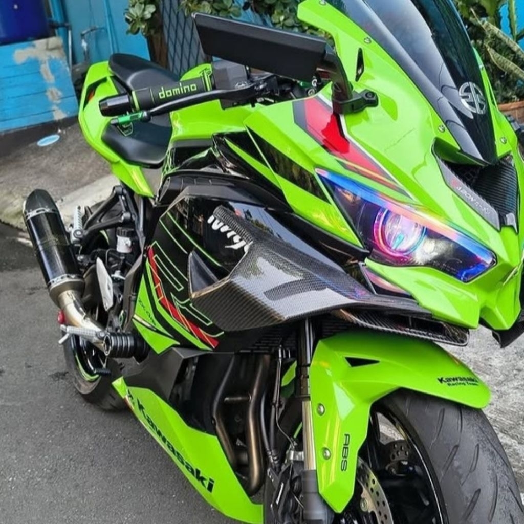 Wingside Winglet Samping Carbon Kevlar Ninja ZX25r ZX25rr ZX4r Model Model BMW1000 V4 Premium