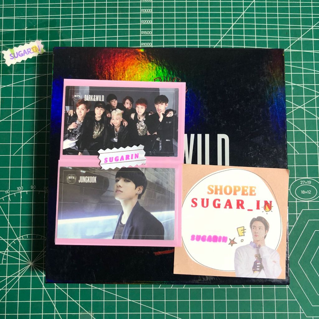 [READY STOCK] OFFICIAL ALBUM BTS DARK AND WILD FULLSET UNSEALED RPC JUNGKOOK
