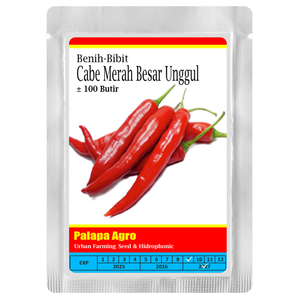 Bibit Cabe Merah Besar Unggul - Benih Cabe Merah