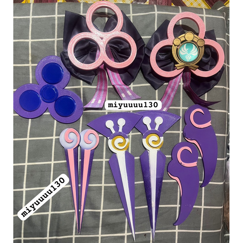 WTS Accessories 3D Cosplay Yumemizuki Genshin Impact